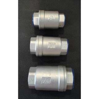 Spring Check valve SUS316 screw 1/2"- 2"  สปริงเช็ควาล์ว สแตนเลส316 เกลียวใน 1/2"-2"