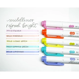 ZEBRA MILDLINER Double Tip Highlighter