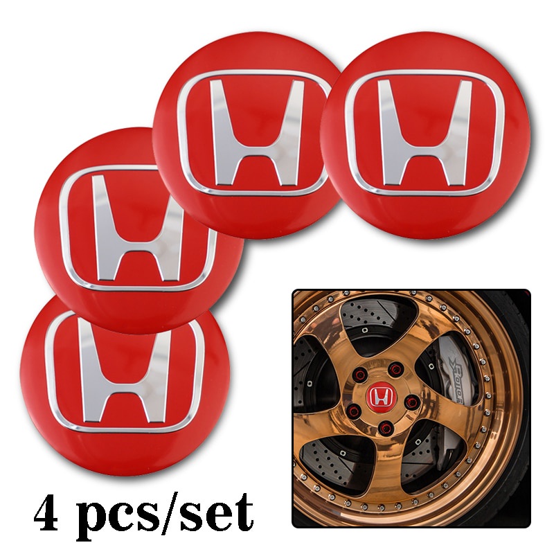 *พร้อมสต็อก*สติ๊กเกอร์ศูนย์สําหรับHonda Xredy Stockx 56มม.ล้อรถ