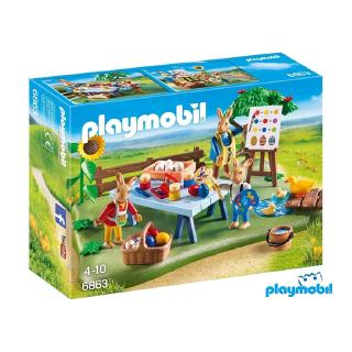 Playmobil 6863  Easter Bunny Workshop แอ็คชั่นฟิกเกอร์  อีสเตอร์ เวิร์คช้อปกระต่ายน้อย