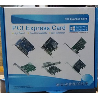 PCI Express Card USB 3.0 4 Port Card PCI Express Pcie SuperSpeed USB 3.0