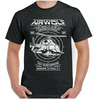 เสื้อยืด พิมพ์ลายเฮลิคอปเตอร์ Airwolf 80S Tv Show The A-Team ของขวัญ สําหรับผู้ชาย