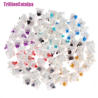 ( Trillion ) 10 ชิ้น / ล็อต Outemu Mx 3 Pin แป้นพิมพ์สีด ําสีน้ําเงินสีน้ําตาลสวิตช์