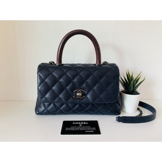 Chanel coco9.5 navy lizard holo21