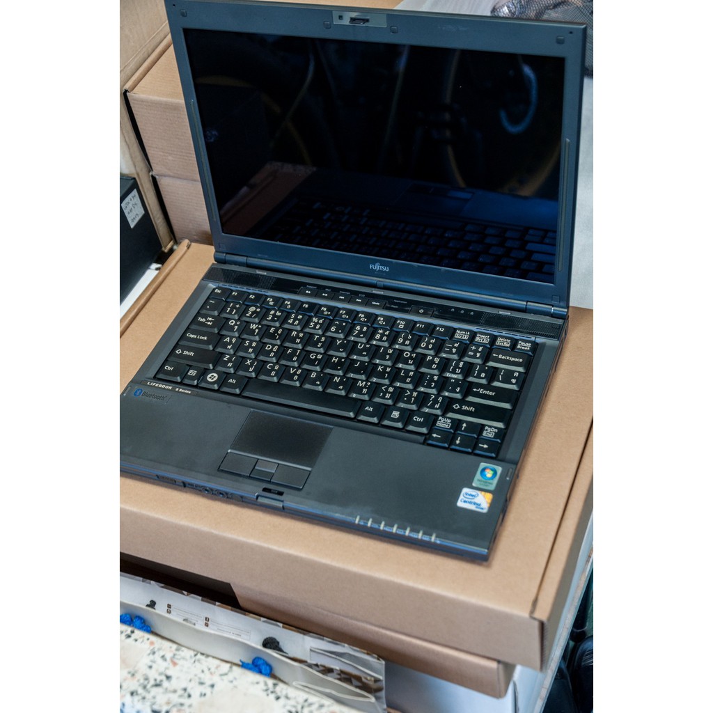 Notebook Fujitsu LIFEBOOK S6421 [Core2Duo RAM4GB SSD120GB] มือสอง ไม่แพง