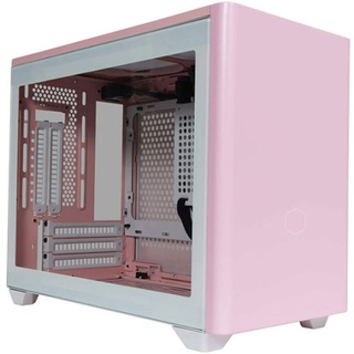 Cooler Master MasterBox NR200P Mini-ITX Tower Case with TG Pink/Cyan/Orange/Purple