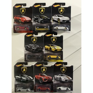 Hot wheels set of LAMBOGHINI 8 CARS pack Thailand