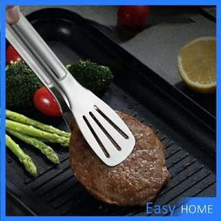 คลิปหนีบอาหารสแตนเลส ที่คีบบาร์บีคิว ย่างเนื้อ ที่คีบปากเป็ด stainless steel food clip