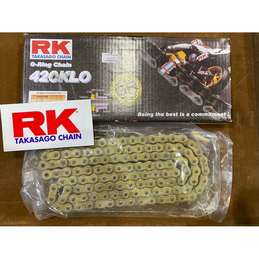 โซ่งาน RK เบอร์ 420 KLO O-Ring 120ข้อ  (9)