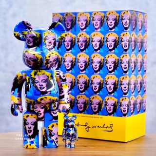 BE@RBRICK 400%+100% ANDY WARHOL - Marilyn Monroe [New]