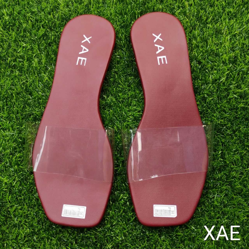 รองเท้าแตะผู้หญิงรุ่นล่าสุด xae adena mica สีมารูน