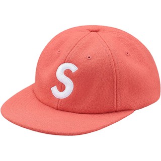 PROSPER - Supreme Wool S Logo 6-Panel Cap Dark Pink