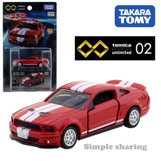 รถเหล็กTomica (ของแท้) Tomica Premium Unlimited 02 Detective Conan Ford Mustang (Shuichi Akai)