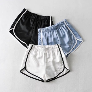 Silky satin boxing shorts