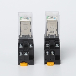 MY2 RELAY 12VDC , 24VDC,110v, 220VAC +Socketรับประกัน5วันสินค้าพร้อมส่งในไทย1-2วันได้รับส่งของทุกวัน