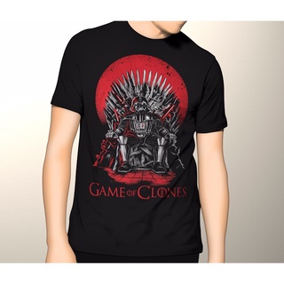 เสื้อยืดคอกลมเสื้อยืดคอกลม แขนสั้น ผ้าฝ้าย 100% พิมพ์ลาย Game of Thrones Game of Thrones สําหรับผู้ชายS-4XL