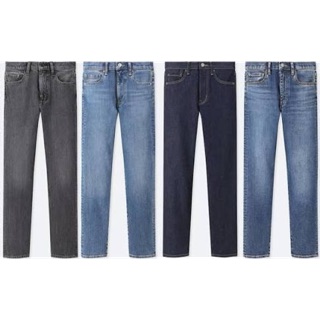 Women high rise straight jean uniqlo