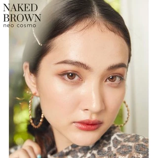 คอนแทคเลนส์ Naked Brown (Neo Cosmo) สีน้ำตาลไร้ขอบ สายฝอ เนียนเหมือนสีตาจริง มีส่งด่วนใน กทม.