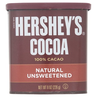 🔥*พร้อมส่ง*🔥 เฮอร์ชีส์ โกโก้ผง ชนิดไม่หวาน 226กรัม Hersheys Natural Unsweetened Cocoa Powder 226g