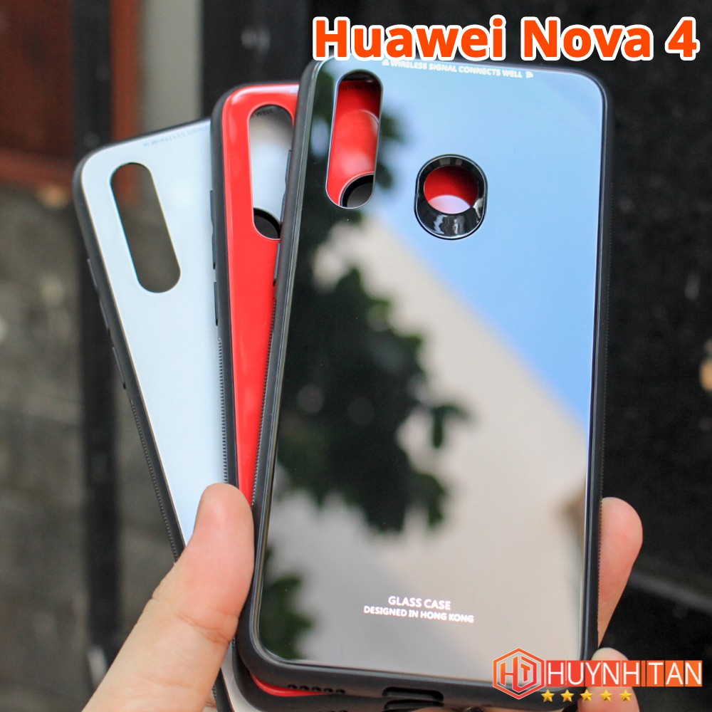 Huawei Nova 4 Case กระจกเพชรหรูหรา