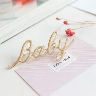 เข็มกลัดคนท้องน่ารักๆ BaBy(พร้อมส่งจากไทยจ้า)