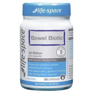 Life Space Bowel Biotic 60 Capsules