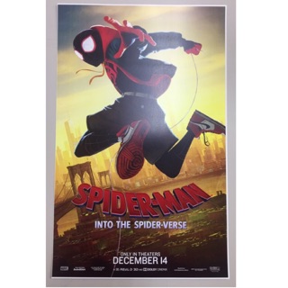 โปสเตอร์ หนัง Spiderman into the spider-verse