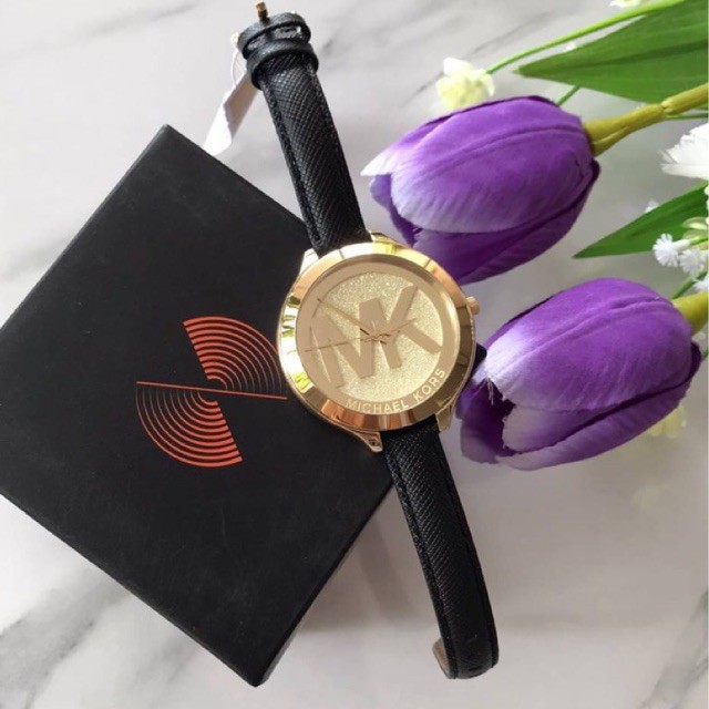 (ผ่อน0%) นาฬิกา ✨Michael Kors ⌚️💯🇺🇸✨ MK2392 Slim Runway Gold Dial Ladies Watch หน้าปัดกลมสีทอง 40 มม