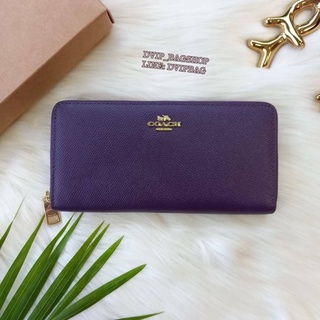 COACH ACCORDION ZIP WALLET แท้ COACH FACTORY