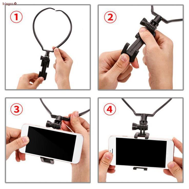 จุดประเทศไทยคล้องคอ Gopro ยึดกล้อง และ มือถือ Hanging Neck Phone Mount ...