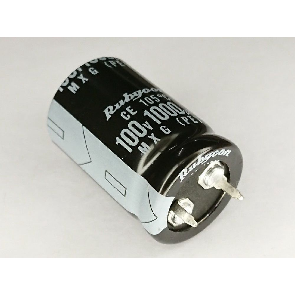 10000uF 100v 105°C ตัวC คาปาซิเตอร์ Capacitor Rubycon วงจรอิเล็กทรอนิกส์ ตัวเก็บประจุ