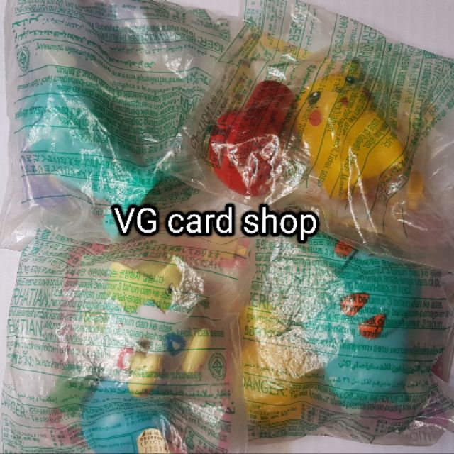 Pokemon โปเกมอน McDonald happy meal Thailand ปี 2002 VG card shop