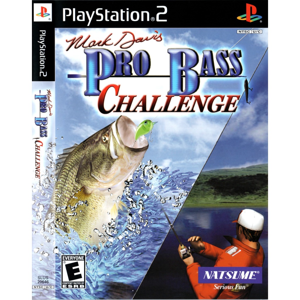 แผ่นเกมส์ Mark Davis Pro Bass Challenge แผ่นCD PS2 Playstation 2 คุณภาพสูง ราคาถูก