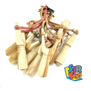 หนังสติ้กไม้ ไม้ง่าม พร้อมด้ามจับ พร้อมลูกแก้ว 💫 ราคาถูก