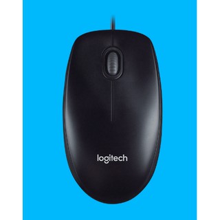 MOUSE LOGITECH OPTICAL USB M100R (BLACK) (ออกใบกำกับภาษีได้)