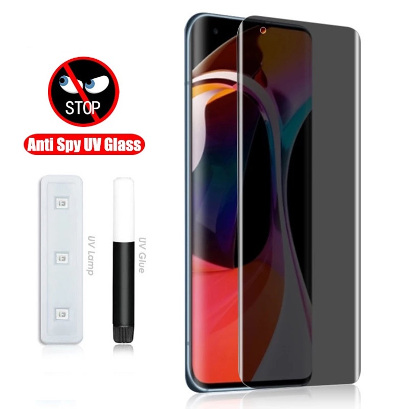 UV ฟิล์มกระจก เต็มจอ ใช้สำหรับ กันมองกันเสือก รุ่น สำหรับ OPPO Reno 13 12 11 10 9 8T 6 5 4 Find X8 X