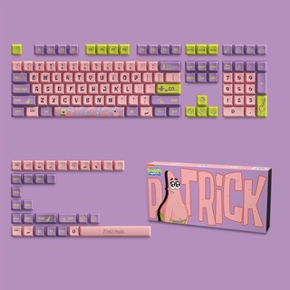 keycap Akko Patrick138 คีย์ ปุ่มย้อม PBT โปรไฟล์ JDA ปุ่มกด PBT ปุ่มครบชุด สําหรับคีย์บอร์ดเมคคานิคอล MX