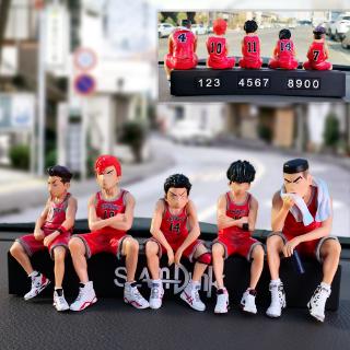 ฟิกเกอร์ SLAM DUNK SHOHOKU Basketball Team Hanamichi Sakuragi ของเล่นสําหรับเด็ก 5 ชิ้น