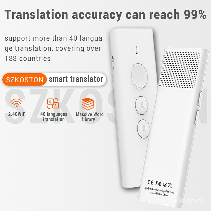 Tenrry Translaty MUAMA Enence Smart Instant Real Time Portable Voice Languages Translator 
