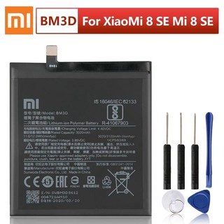 Original XIAOMIเปลี่ยนแบตเตอรี่BM3DสำหรับXiaomi 8 SE MI8 SE M8 SE 100% ใหม่แท้แบตเตอรี่ 3120MAh