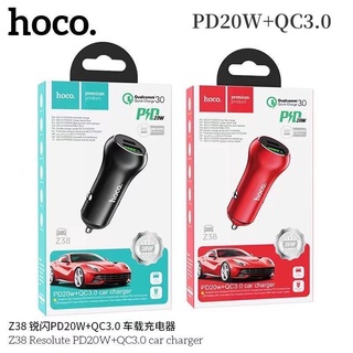 Hoco Z38 ที่ชาร์จในรถ PD20W+QC3.0 กำลังขับ38W แท้100% Hoco Z38 ที่ชาร์จในรถ PD20W+QC3.0 กำลังขับ38W แท้100%