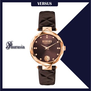 [ของแท้] Versus by Versace นาฬิกาข้อมือ ผู้หญิง รุ่น VERSUS SCD07-0016 COVENTGARDEN BROWN DIAL BROWN STRAP paurasia