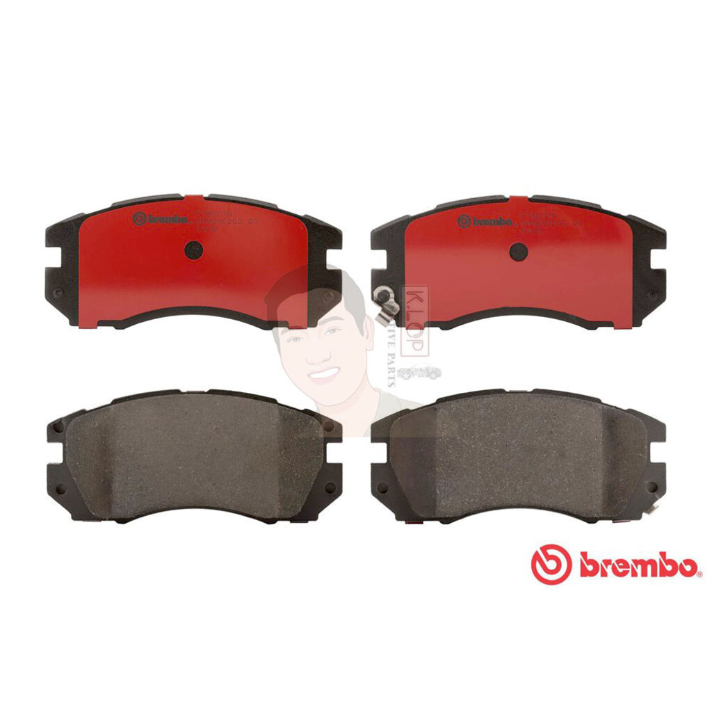 P78 007B ผ้าเบรก F (แท้ BREMBO รุ่น Black) SUBARU อิมเพรสซ่า Impreza GC GF ปี1993-1997 / SUBARU เลกา