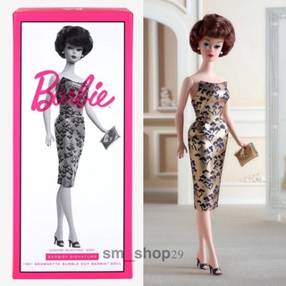 พร้อมส่ง🔥ราคาพิเศษ Barbie Signature 1961 Brownette Bubble Cut Barbie Doll Reproduction บาร์บี้