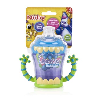 Nuby Two-Handle iMonster No-Spill Super Spout Cup แท้ นำเข้าUSA