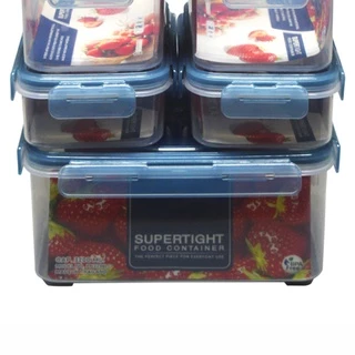 โลตัส ชุดกล่องอาหารรวมฝา 10 ชิ้น (คละสี) LOTUSS FOOD SAVER SET WITH COVER 10 PCS. (MIXED COLORS)