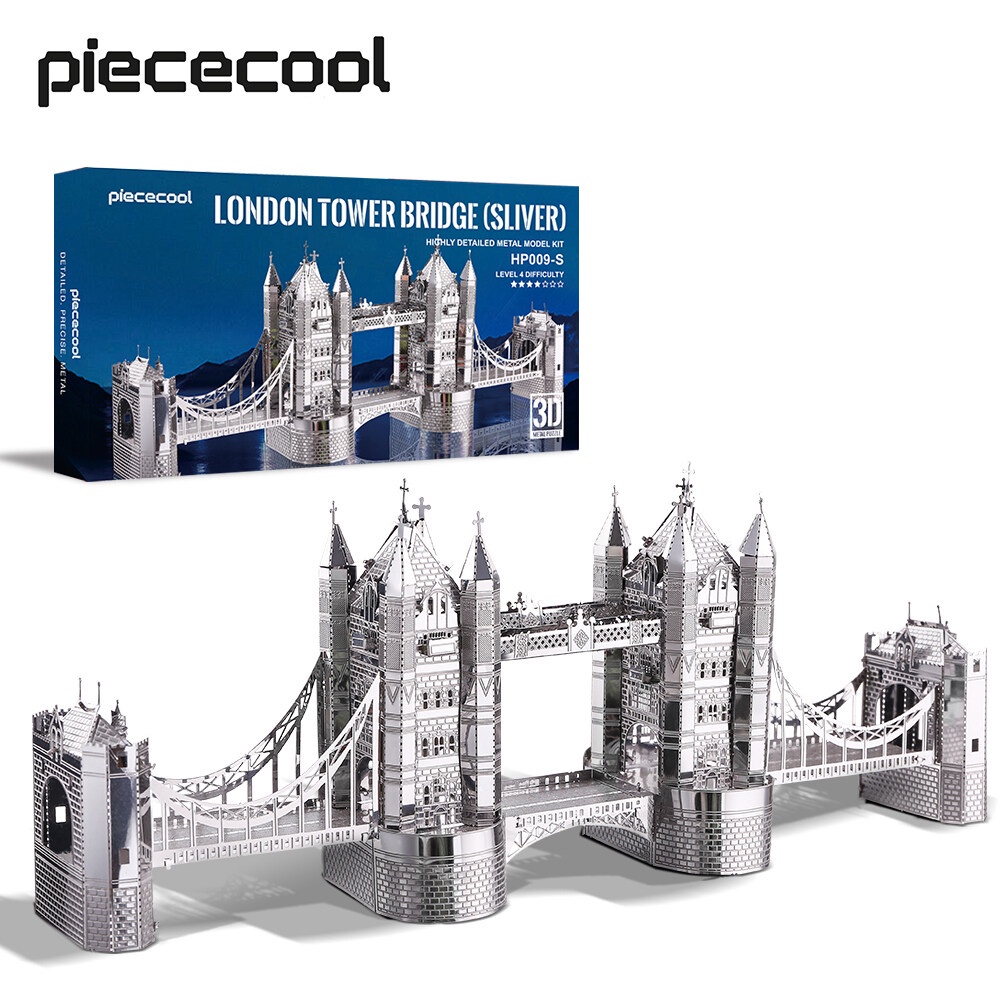 Piececool 3D Metal Model Kits London Tower Bridge DIY Building Kit