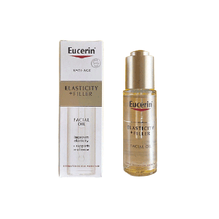 (ลดเพิ่ม 150 ใส่โค้ด DETFEB150)(หมดอายุปี 2023) Eucerin Elasticity + Filler Facial oil 30 ml. (ฉลากไทย Radiance-Lift Fil