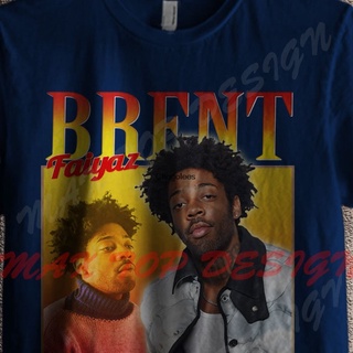 ใหม่ เสื้อยืดผ้าฝ้าย 100% พิมพ์ลาย Brent Faiyaz Rap Rnb สไตล์ฮิปฮอป ย้อนยุค หกสี Beomma18Bfbbik81 ของขวัญวันหยุด XS-3XLS