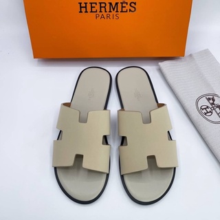 รองเท้าแตะ Hermès Izmir Sandal รองเท้าผู้ชายแบบสวม หนังแท้💯